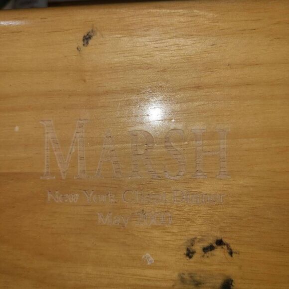 Vintage Marsh New York Client Dinner May 2000 Wine Opener - Picture 3 of 6